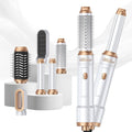 Ukliss 6 in 1 Hair Dryer Brush, Hot Air Brush & Styler with ALCI Safety Plug, Ionic Blow Dryer Brush for Frizz Free Salon Blowout, Volumizing & Auto Curls, for All Hair Types