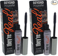Benefit They're Real! Mascara, Beyond Black, 0.3 Ounce (Pack of 2)