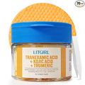 Turmeric Kojic Acid Toner Pads, With Tranexamic Acid, Exfoliating & Cleansing Face Pads, Dark Spot Care, Skin Oil Balancing, For All Skin Types, 70 Pcs For Face & Body