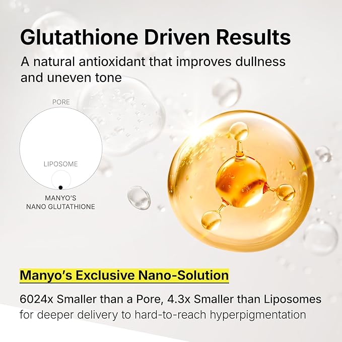 MANYO Glutathione 7 Dark Spot Serum Patch, Gel Dark Spot Patches for Face, Uneven Skin Tone & Radiance Booster, Korean Skincare, 30 Count
