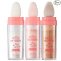 URQT 3 Color Polvo De Hadas Fairy Dust Highlight Patting Powder - Full Body Contouring and Clavicle Pearlescent Patting Powder for Face and Eye, Halloween Sparkling Body Glitter Powder (Trio)