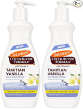 Palmer's Cocoa Butter Formula Tahitian Vanilla Body Lotion,13.5 Oz, Daily Moisturizing Lotion for Dry Skin with Shea Butter & Vitamin E, Hydrates & Protects, Provide 48-Hour Deep Moisture,(Pack of 2)