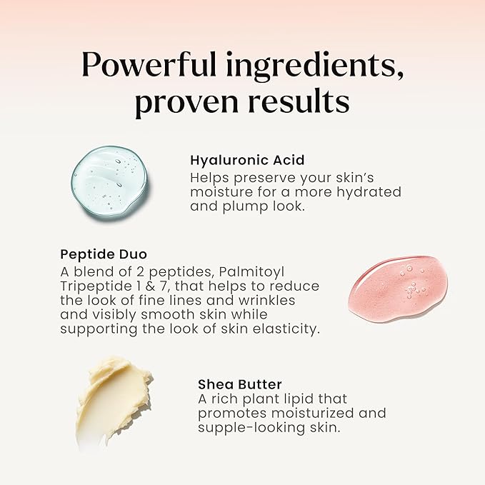 MAËLYS B-GLOSSY Hyaluronic Acid Body Serum - Firming & Hydrating Body Serum for Crepey Skin - Peptides + Meadowfoam - Helps Smooth Look of Wrinkles & Aging Skin - Lightweight Firming Serum (2 Pack)