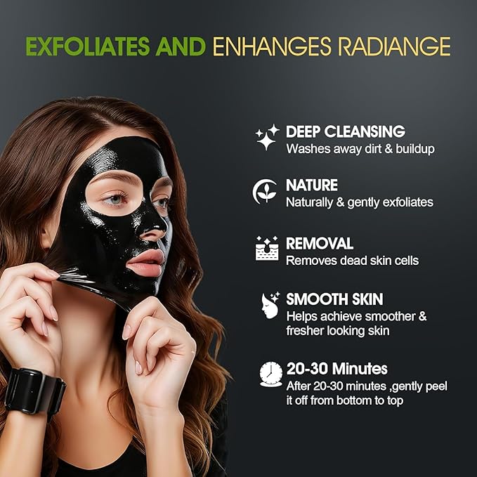 Blackhead Remover Mask – Black Head Remover for Face & Nose, Deep Pore Cleansing, Reduces Blackheads & Excess Oil, Refines Pores for All Skin Types(2.8 Ounce (Pack of 1), Aloe Vera)