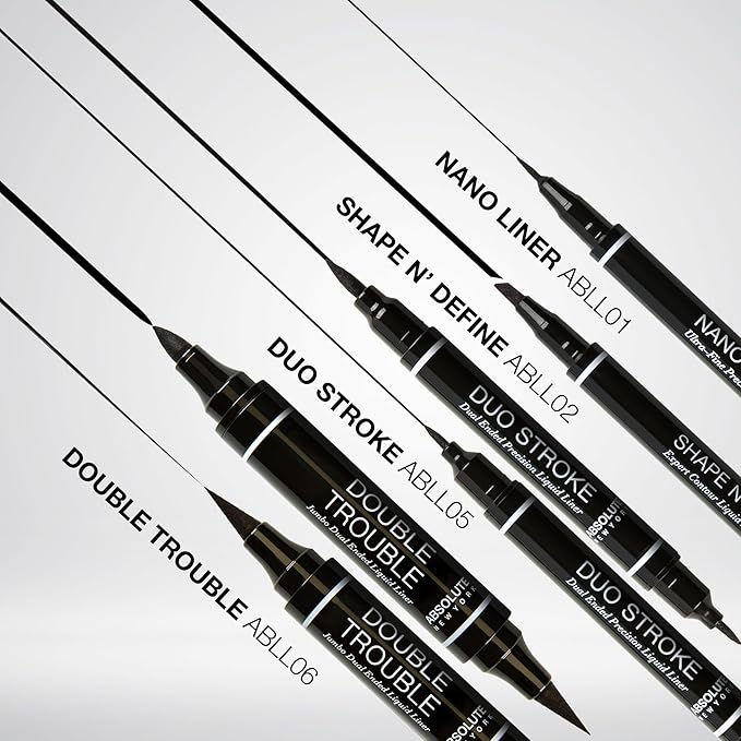 Absolute New York Nano Liner Super Slim Angled Tip Double Ended Liner