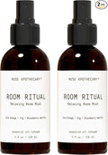 Muse Apothecary Room Ritual - Aromatic and Relaxing Room Mist, Infused with Natural Essential Oils - 4oz, Cara Orange + Fig + Blackberry Vanilla - 2 Pack