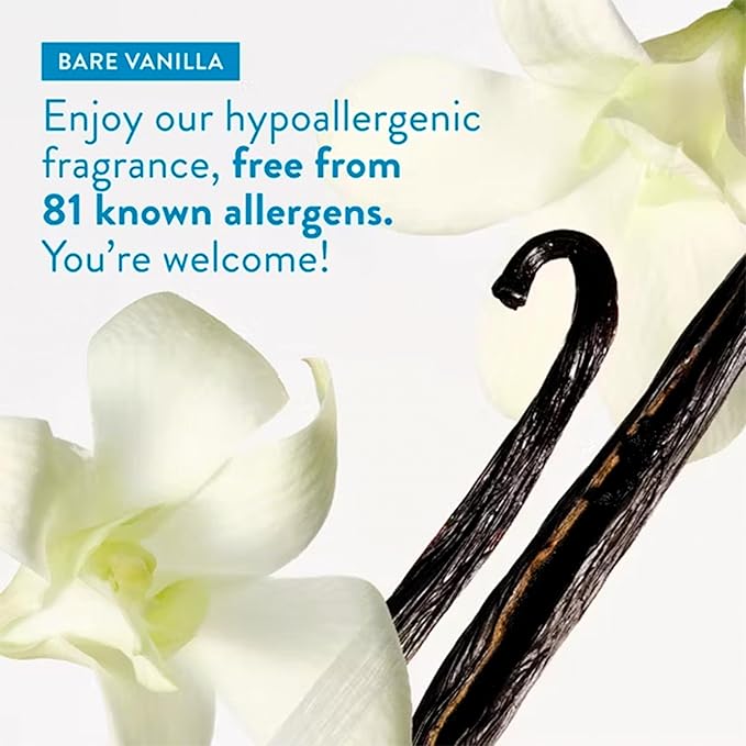 Native Sensitive Series Hypoallergenic Fragrance Free 24-Hour Hydrating Body Wash with Ceramides for Sensitive Skin - Bare Vanilla - 18 fl oz - Pack of 2