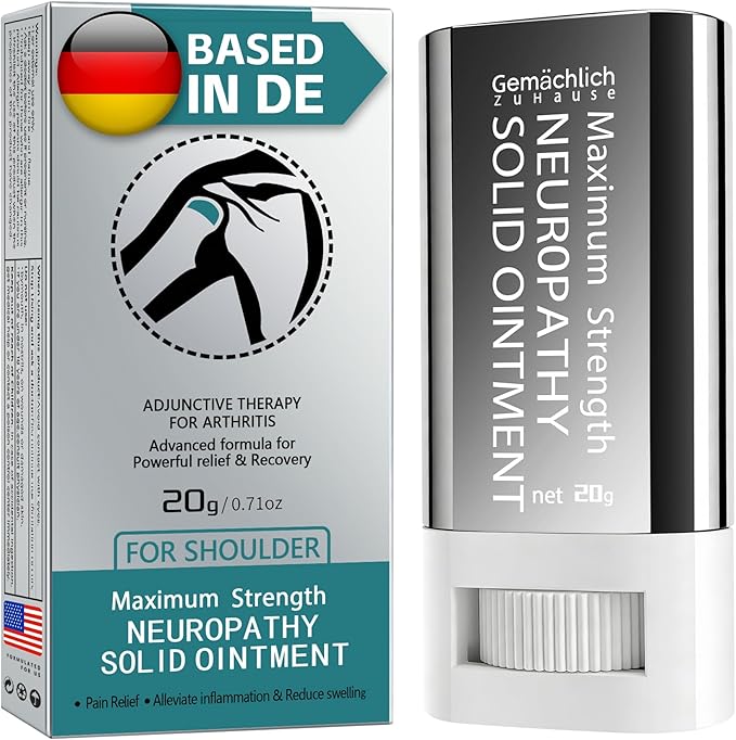 NDC Listed Shoulder Pain Relief Arnica Gel Stick cGMP Grade OTC Ointment with Camphor and Hypericum Perforatum Oil for Muscle Tension Neuropathy and Bruises 0.71oz