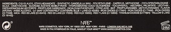 NARS Velvet Matte Lip Pencil, Famous Red, 0.08 Ounce