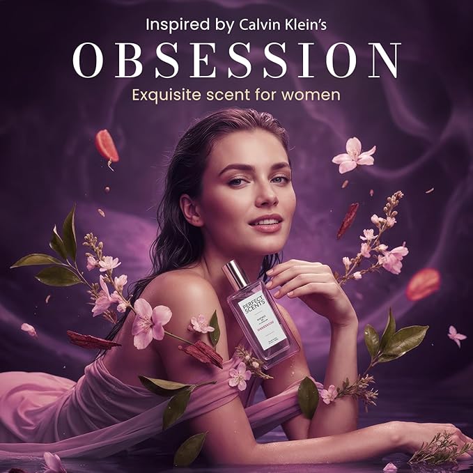 Perfect Scents Fragrances, Inspired by Calvin Klein’s Obsession, Women’s Eau de Toilette, CLEAN, Vegan, Paraben-Free, Phthalate-Free, Never Tested on Animals, 3.4 Fluid Ounces