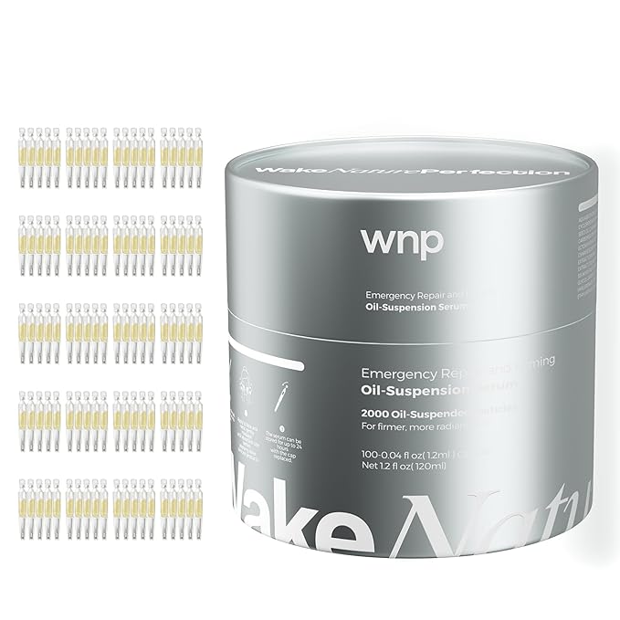 WNP collagen Serum Anti Aging,Oil-Suspension Serum|Barrier repair Firming Emergency Repair|WaterOilBalance| 4D hyaluronic acid|Single-Use Vials Skincare for Sensitiveskin 100pcs
