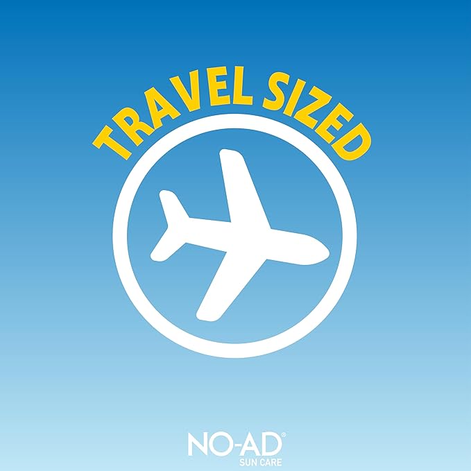 NO-AD SPF 85 Sunscreen Lotion | Broad Spectrum UVA/UVB Protection | Water Resistant | Octinoxate & Oxybenzone Free with moisturizing Vitamin E and Aloe 3oz | Travel size sunscreen