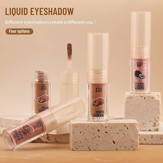 Liquid Eyeshadow, Long-Lasting Matte/Pearlescent eyeshadow, Cut Crease Eyeshadow Gel, High-Pigmented for Bold Eye Makeup, for day-to-night transitions (Pink, Matte)