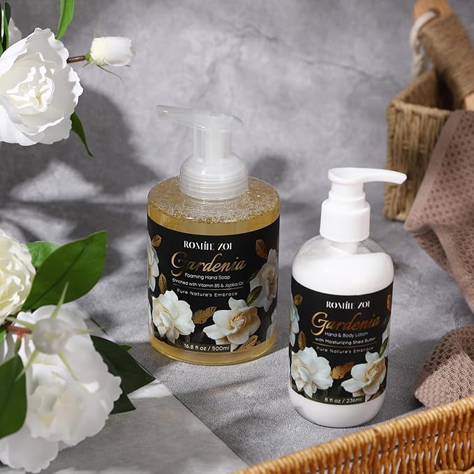 ROMIIE ZOI Daily Hand & Body Lotion with Moisturizing Shea Butter - Gardenia - 236 ML / 8 FL OZ