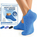 Dr. Frederick’s Original Moisturizing Gel Socks for Men & Women – Dry Feet & Cracked Heel Treatment – Full Foot Gel Lining with Mango Butter, Shea Butter, Jojoba & Coconut Oil (Blue Haven)