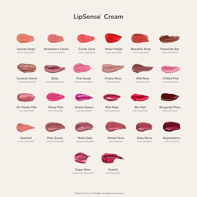 SeneGence LipSense Long-Lasting Liquid Lip Cream, Chocolate Bar, 0.25 Fl Oz, Waterproof and Hydrating Creamy Color for Lips for Up to 6 Hour Wear, Vegan Transfer-Proof Cream-to-Matte, Cruelty-Free