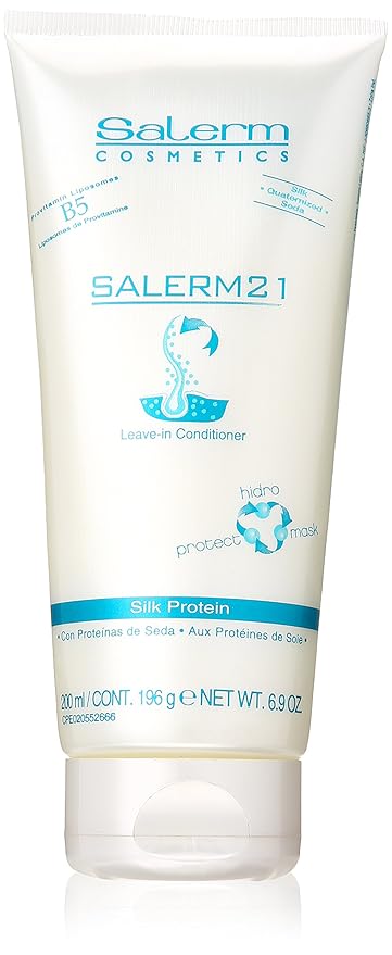 Salerm 21 B5 Silk Protein Leave-In Conditioner – Instant Hair Repair and Deep Moisture Treatment, 6.9 Ounce