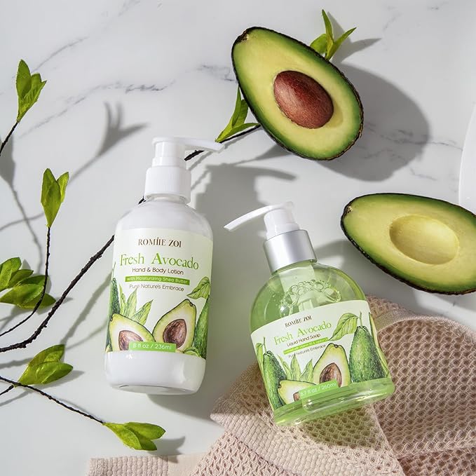 ROMIIE ZOI Daily Hand & Body Lotion with Moisturizing Shea Butter for All Skin Type- Fresh Avocado - 236 ML / 8 FL OZ