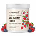 NATURE WELL Sparkling Berry Refreshing & Vibrant Body Cream Moisturizer, Infused with Natural Oils & Extracts, Non-Greasy, Lightweight, Helps Lock in Moisture, Infused with Subtle Shimmer, 16 Oz