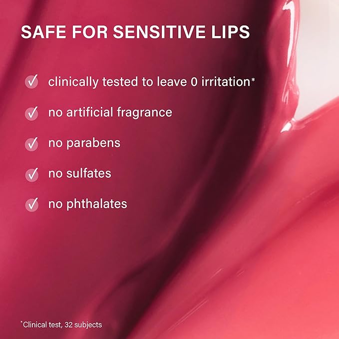 Melixir Vegan Lip Treatment, Sheer Tinted Lip Balm for Instant Hydration & Shine, Moisturizing Lip Gloss, Infused with Vegan Collagen & Jojoba Oil, Cruelty-Free, Korean Skincare-3 Pomelo(0.5oz/15g)