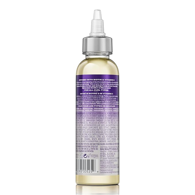 The Mane Choice Alpha Multi-Vitamin Scalp Nourishing Hair Growth Oil, Helps Stimulate, Revitalize & Soothe, Scalp Oil with Biotin, & Vitamin C, 4 oz, Pack of 2