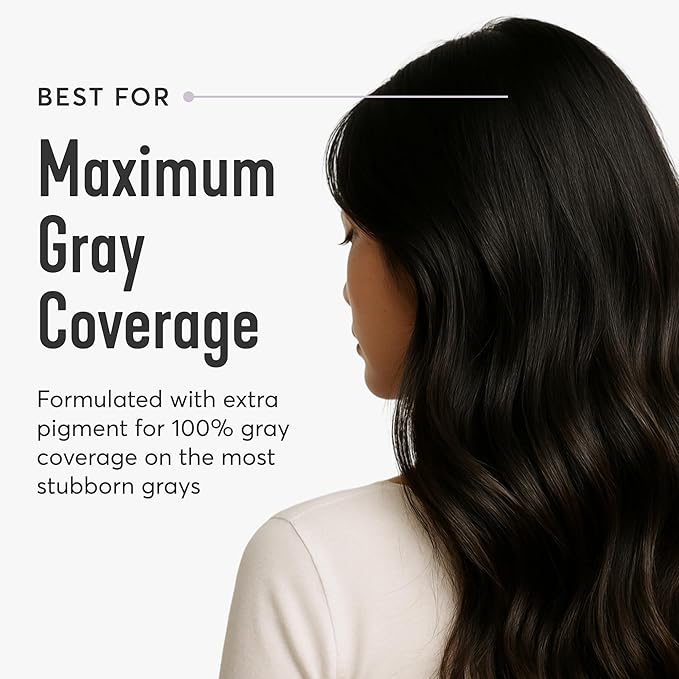 Madison Reed Radiant Hair Color Kit - 2NNA Darkest Cool Black with Ash Undertones (Pescara Black), Dimensional Gray Hair Blending Permanent Hair Dye, PPD-Free & Ammonia-Free, 1 Pack