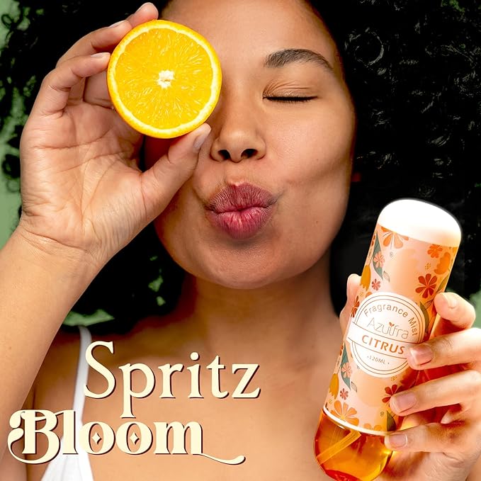 Azulfra Body Fragrance Mist, Citrus Body spray for Women Long-Lasting Body Mist 4fl.oz