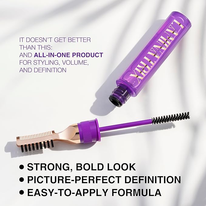 SELESTIA BEAUTY Clear Eyebrow Gel – Long-Lasting Formula for Laminated Look, Clump & Flake Free – Double-Sided Brush for Easy Application, 0.17 fl.oz. – Laminatrix