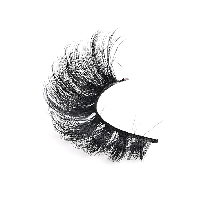 Lashes 20MM False Eyelashes Volume Faux Mink Lashes 14 Pairs Pack Dramatic Fake Eyelashes Wispy Cat-Eye Look Waterproof Strip Lashes That Look Like Extension, by TIMELABS
