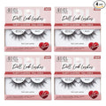 Ardell Doll Look Lashes Bambi – Fluffy Cluster Natural Look False Eyelashes, Full Curls for Big Eye Effect, Lightweight Reusable Wispy Lashes Strips, 4 Pack
