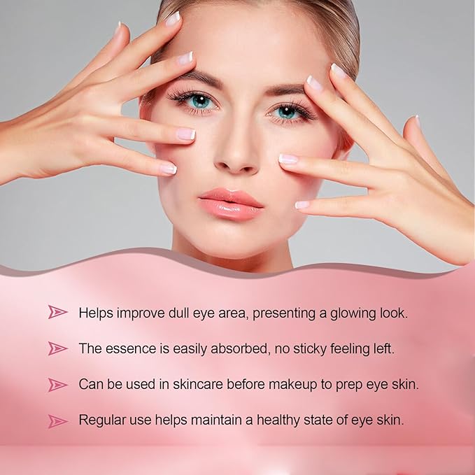 Instalift PDRN & Collagen Eye Patches,Under Eye Patches with Hyaluronic Acid & Collagen, Deeply Hydrating Patches for Puffy Eyes and Dark Circles(8 Pairs Each)(1 PCS)