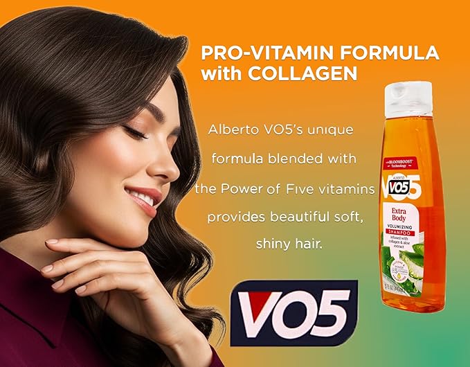Alberto V05 Extra Body Volumizing Shampoo, 12.5 Ounces (Pack of 2)