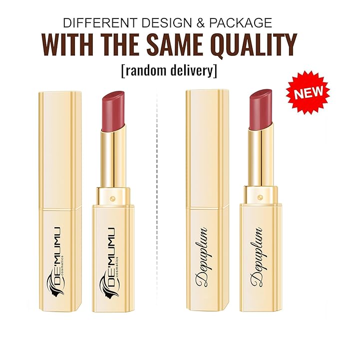 Depuplum Pink Lipstick for Women Moisture Lip Gloss Tinted Lip Balm Sheer Lipsticks for Mother's Day Nourishing Hydrate Glossy Lipstick for Dry Lips,DM104 Smoky Pink