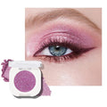 KYDA Purple Glitter Single Eyeshadow, Bright Purple Shimmer Glow Eyeshadow, Ultra-fine Lightweight, Crease-proof High Pigmented Formula, Korean Mini Eyes Makeup, Glam Rock
