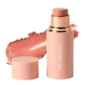 MCoBeauty Baby Face Cream Blush Stick - Charley - Nude Peach Multiuse Buildable Lip and Cheek Color Balm for a Radiant Dewy Glow - Face Makeup with Jojoba Seed Oil Coconut Oil - Vegan & Cruelty Free