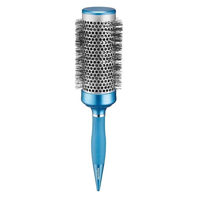 BaBylissPRO Nano Titanium 2" Extra-Long Thermal Round Hair Brush – Professional Blowout Brush for Smooth Results, Frizz Control for All Hair Types