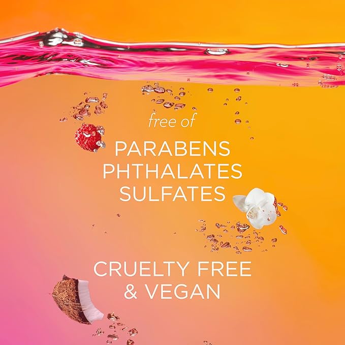 MIX:BAR Vanilla Bourbon Creamy Body Wash for Women, Hydrating & Moisturizing with Niacinamide, Panthenol & Vitamin C - Vegan, Sulfate Free, Paraben Free, 16oz