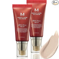 MISSHA M Perfect Cover BB Cream Dual Pack No.21 Light Beige - Light with Cool Undertone SPF 42 PA +++1.69 Fl Oz - Tinted Moisturizer for face with SPF