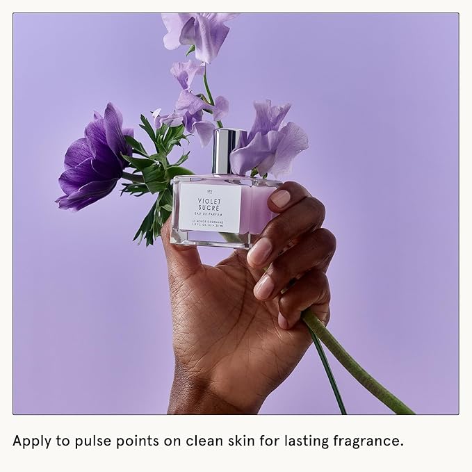 Le Monde Gourmand Violet Sucré Eau de Parfum Spray Perfume for Women, Raspberry Purée, Candied Violet & Sugar Crystals Scent, Vegan & Cruelty Free, 1 fl oz (30 ml)