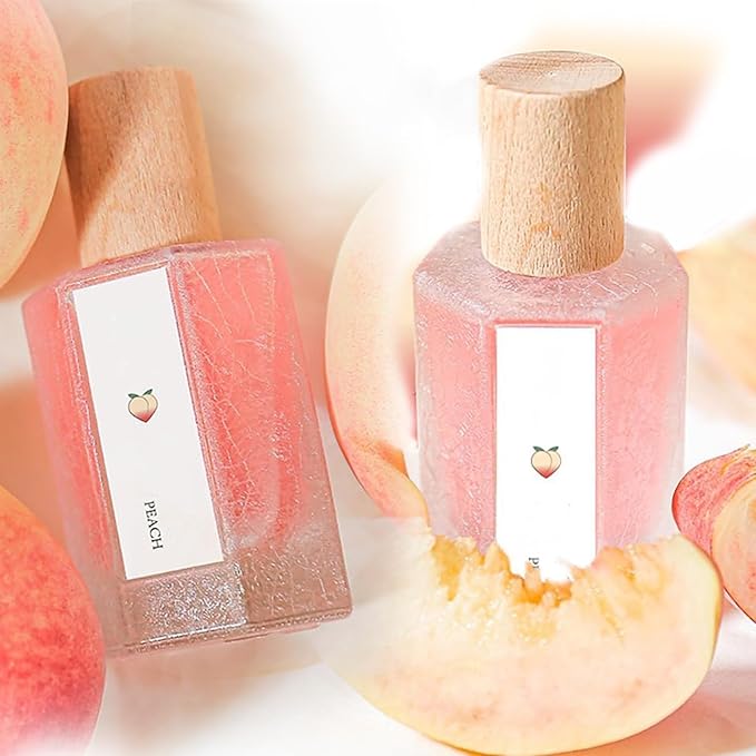 Peach Perfume - Pink Peach Perfumes for Women, Enhanced Fresh Peach Scents, Sweet Long-Lasting Fragrances Mist Spray for Hair & Body (1PC)