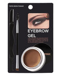Eyebrow Pomade Kit, Long Lasting Waterproof Chocolate Eye Brow Pomade Set with Brush Razor, Smudge-proof Buildable Eyebrow Cream Color Brow Gel, Christmas Gift for Women Girl-04