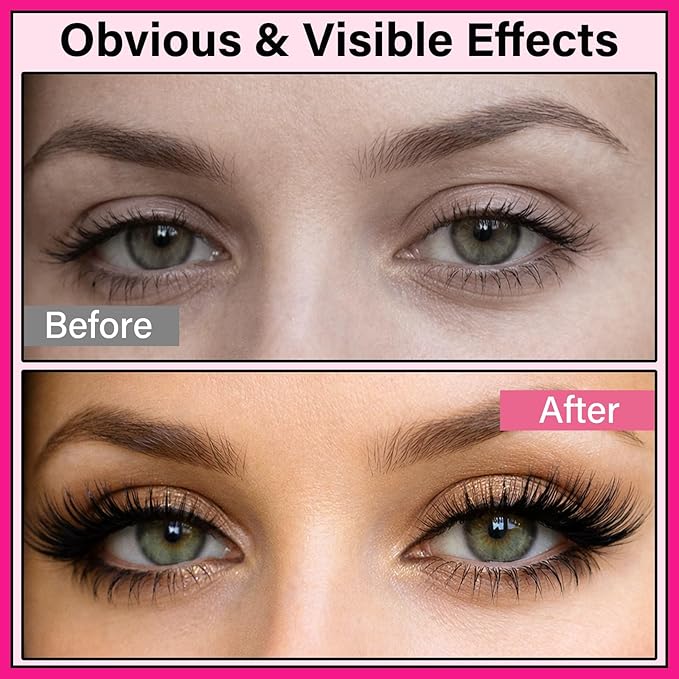 Magnetic Eyelashes, Light Weight Natural Look False Eyelashes with Applicator, Reusable & No Glue Needed