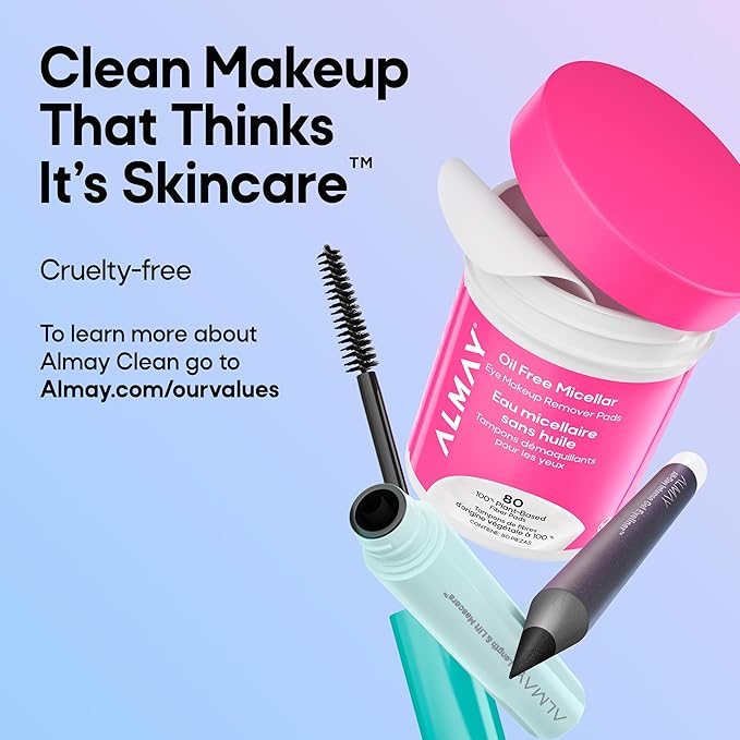 Almay Thickening & Tint Mascara, Nourishing Mascara, Hypoallergenic, 402 Black
