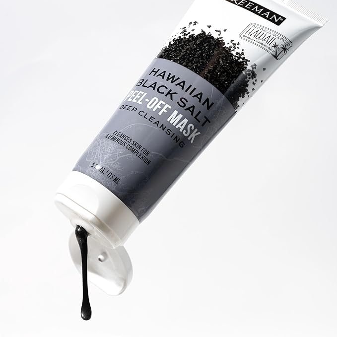 Freeman Exotic Blends Hawaiian Black Salt Peel Off Facial Mask, 6 fl.oz./175 mL Tube