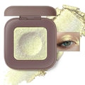 Noerrors Duochrome Champagne Gold Glitter Eyeshadow Palette, Holographic Chameleon Rich Color Shimmer Metallic Eye Shadow, Color Shift Sparkle Eye Brightener Palette Fairy Makeup for Rave Concert#03