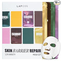 LAPCOS Skin Barrier Repair Sheet Mask Variety Pack - Escargot, Cica, Ceramide, Honey - 4 Types of K Beauty Face Mask Set to Hydrate & Soothe - Highly Breathable Sheet - Korean Skin Care (Pack of 12)