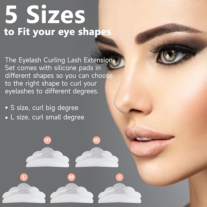Lash Lift Kit, Eyelash Perm Kit, Professional Eyelash Curling Lash Extension Set, Glue Upgraded Version, Lash Extensions, Lash Curling, Semi-Permanent Curling Perming Wave Suitable For Salon