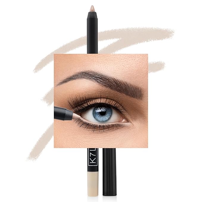 K7L Nude Waterline Eyeliner Pencil, Awake Eye Look, Longwear, Creamy, Waterproof