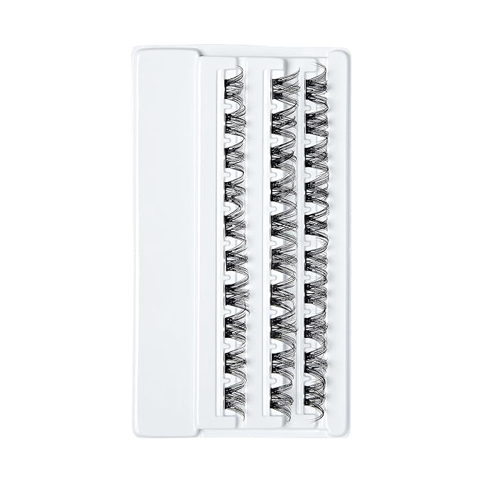 Kiss Impress False Eyelashes, Lash Clusters, Falsies, 'Curly', 10mm-14mm, Includes 30 Clusters, Contact Lens Friendly, Easy to Apply, Reusable Strip Lashes