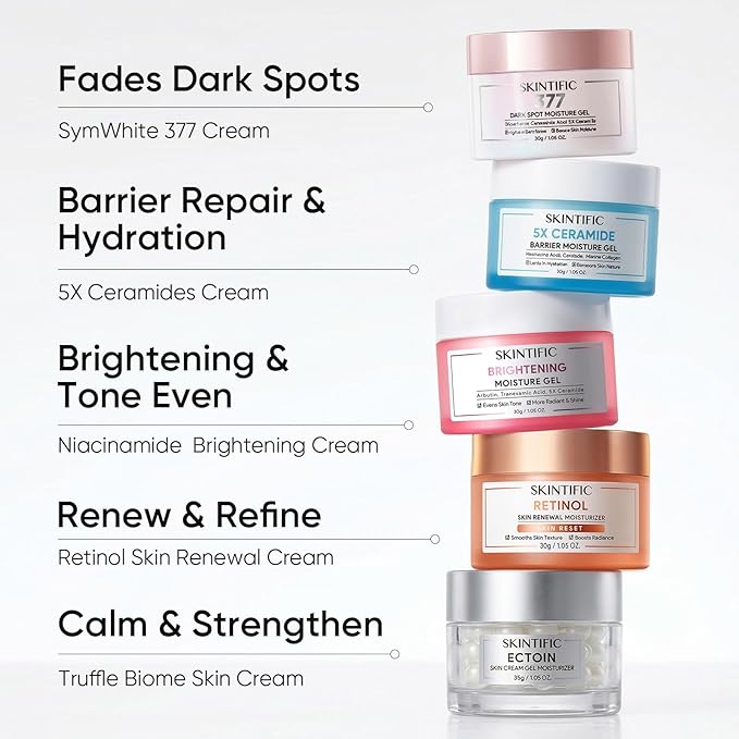 Face Moisturizer with 5X Ceramides, Hydrating Moisture Barrier Repair Cream for Sensitive/Oil Skin Types, Hyaluronic Acid & Centella, Daily Facial Moisturizer, Non-Comedogenic 50g/1.76 OZ
